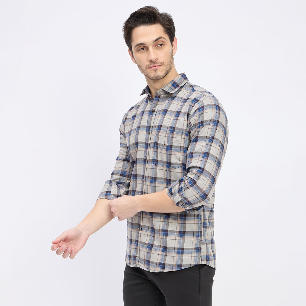 Duke Urban Men Full Sleeve Cotton Shirt (SDO8CKAN)