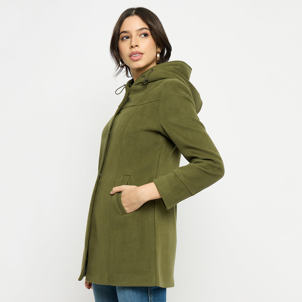 Duke Urban Women Full Sleeve Long Coat (SDZ4103)
