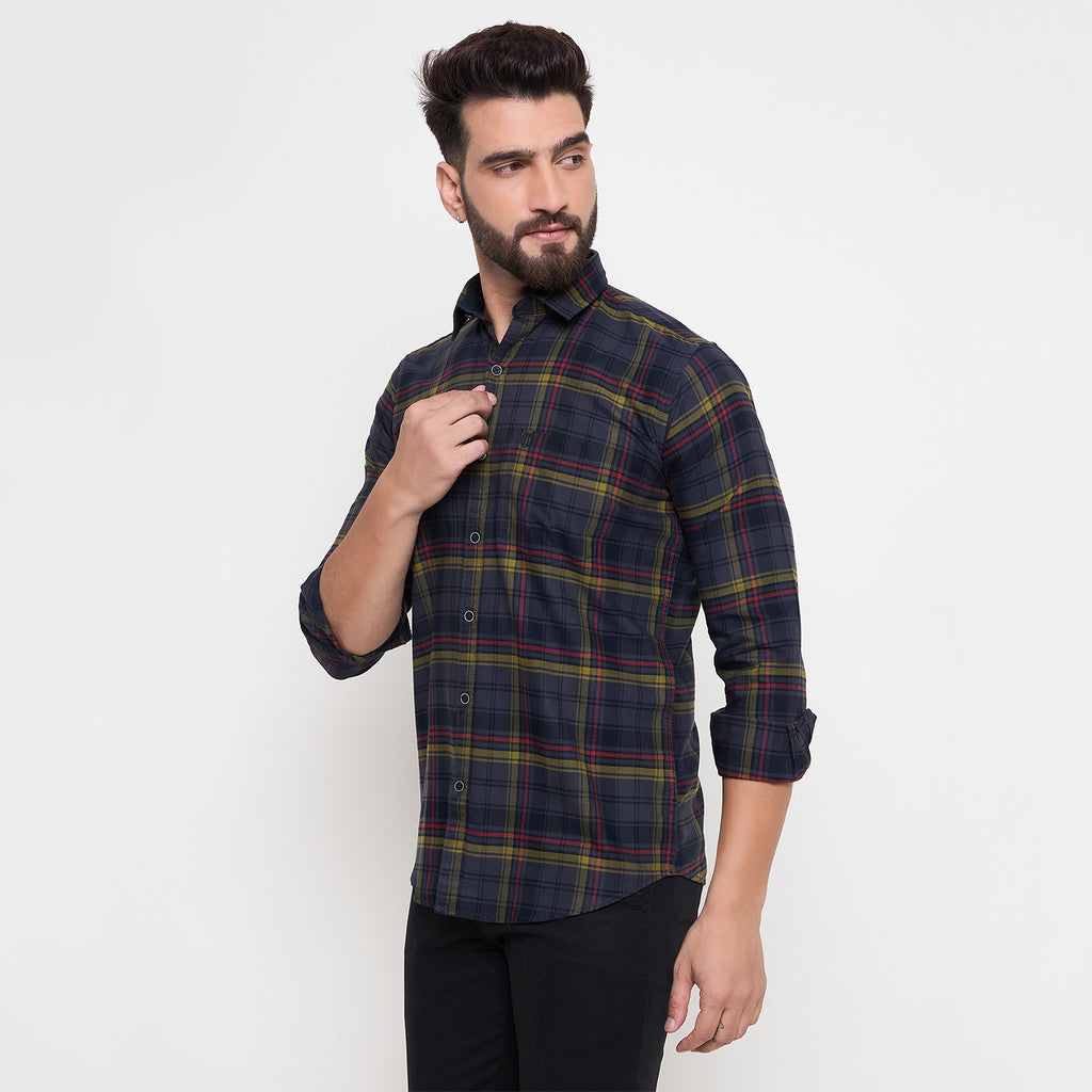 Duke Urban Men Full Sleeve Cotton Shirt (SDO5CKOQ)