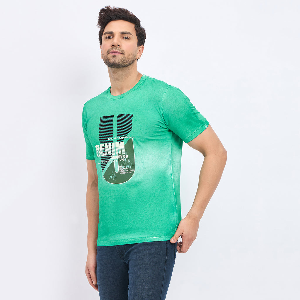 Duke Urban Men Half Sleeve Cotton T-shirt (LF7241)