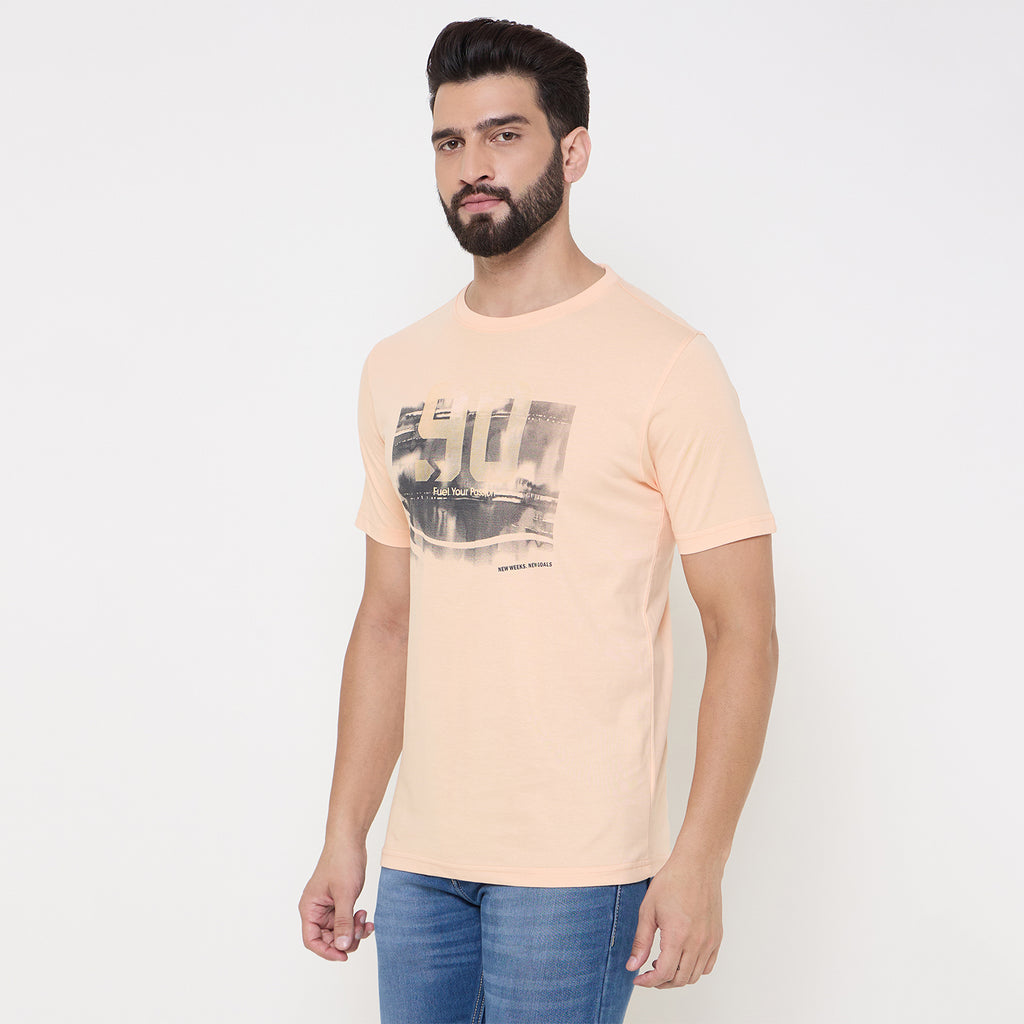 Duke Urban Men Half Sleeve Cotton Tshirt (LF7143)