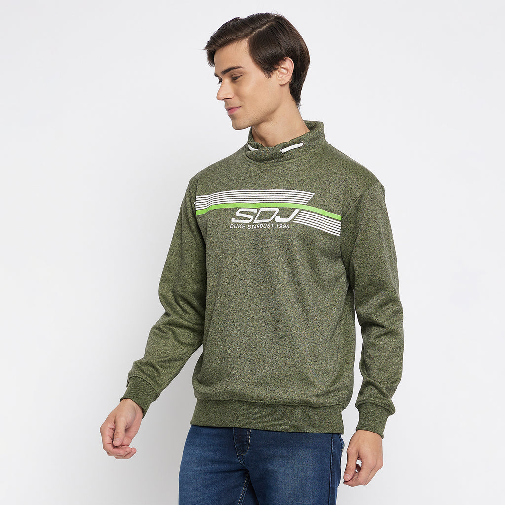 Duke Urban Men Cowl Neck Sweatshirt (LF3813)