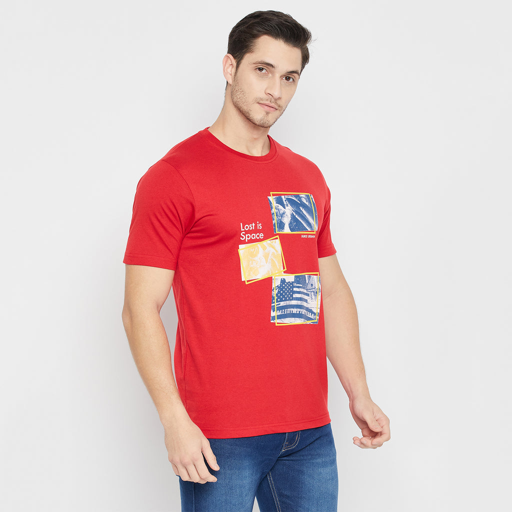 Duke Urban Men Half Sleeve Cotton T-shirt (ONLF287)