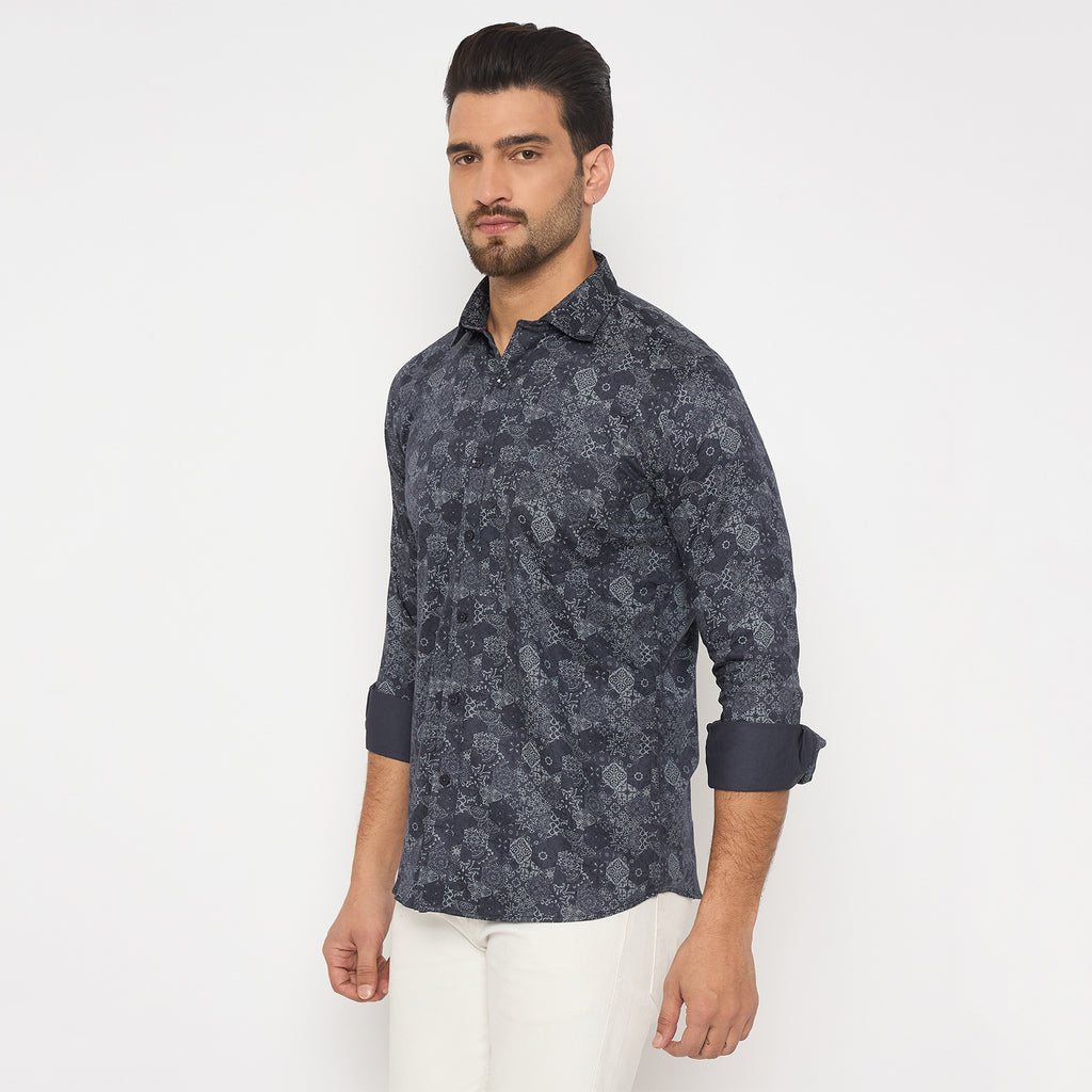Duke Urban Men Full Sleeve Cotton Shirt (SDO8PRAV)