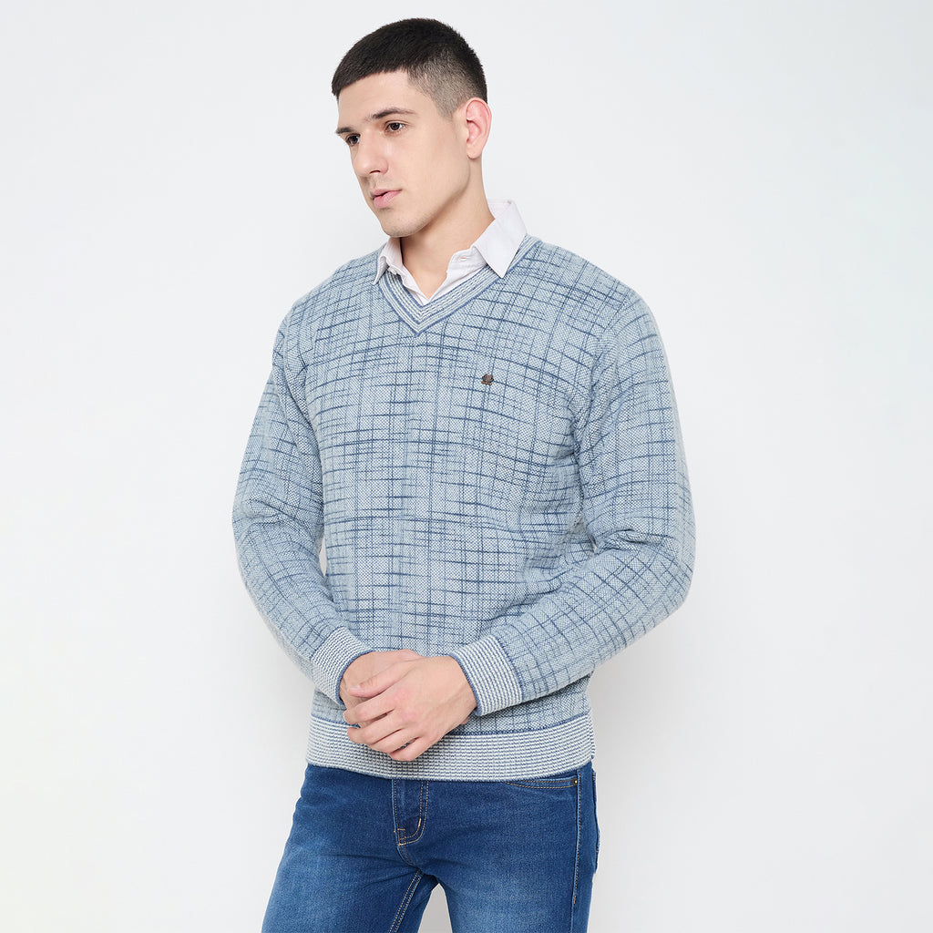 Duke Urban Men Full Sleeve V Neck Sweater (SDS2233)