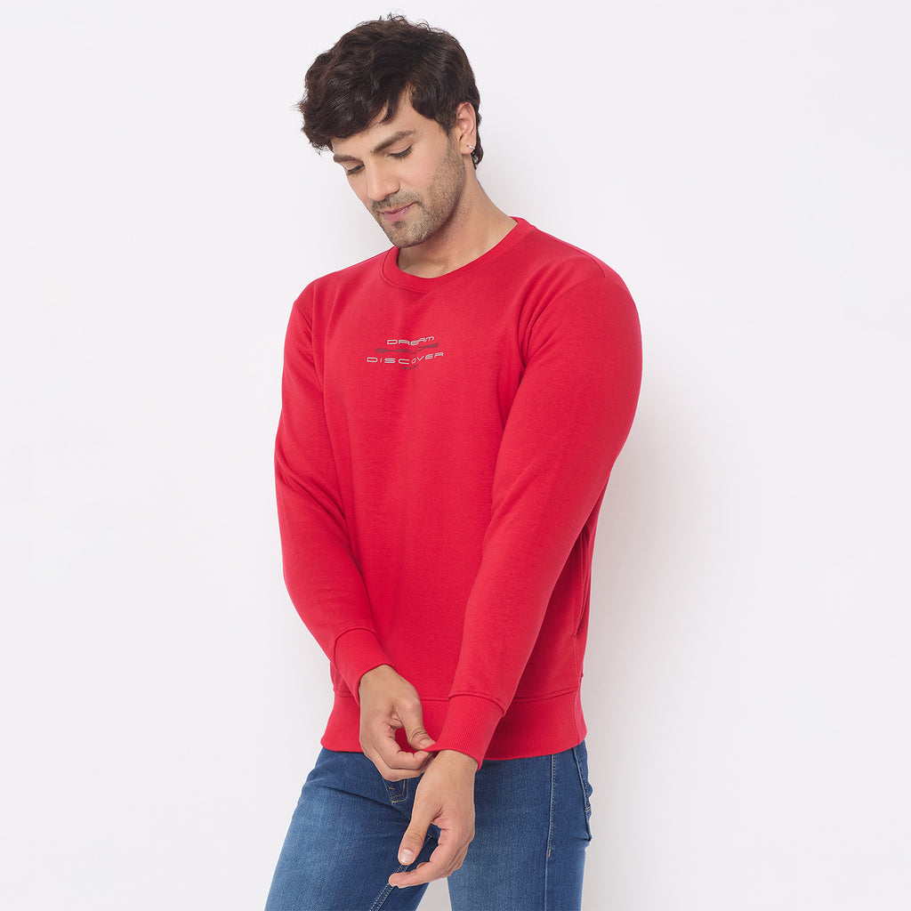 Duke Urban Men Solid Sweatshirt (LF6451)