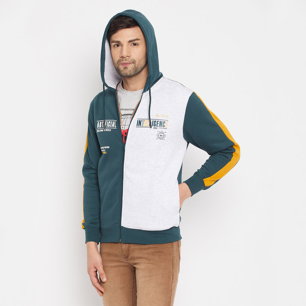 Duke Urban Men Hooded Zipper Sweatshirt (LF6309)