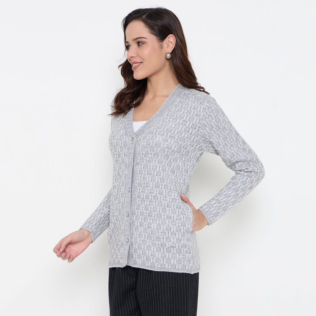 Duke Urban Women Full Sleeve Front Open Sweater (SDS1295)