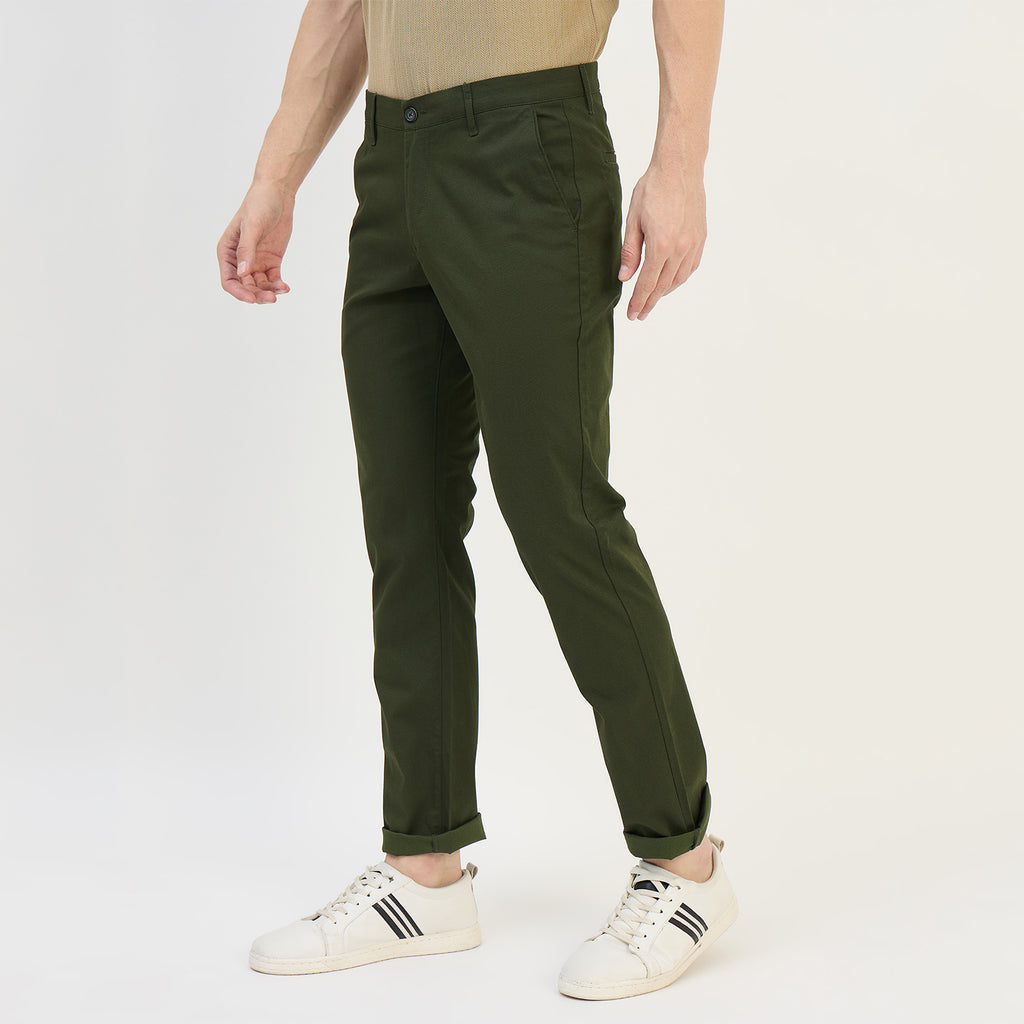 Duke Urban Men Narrowfit Flatfront Trouser (SDT4613)