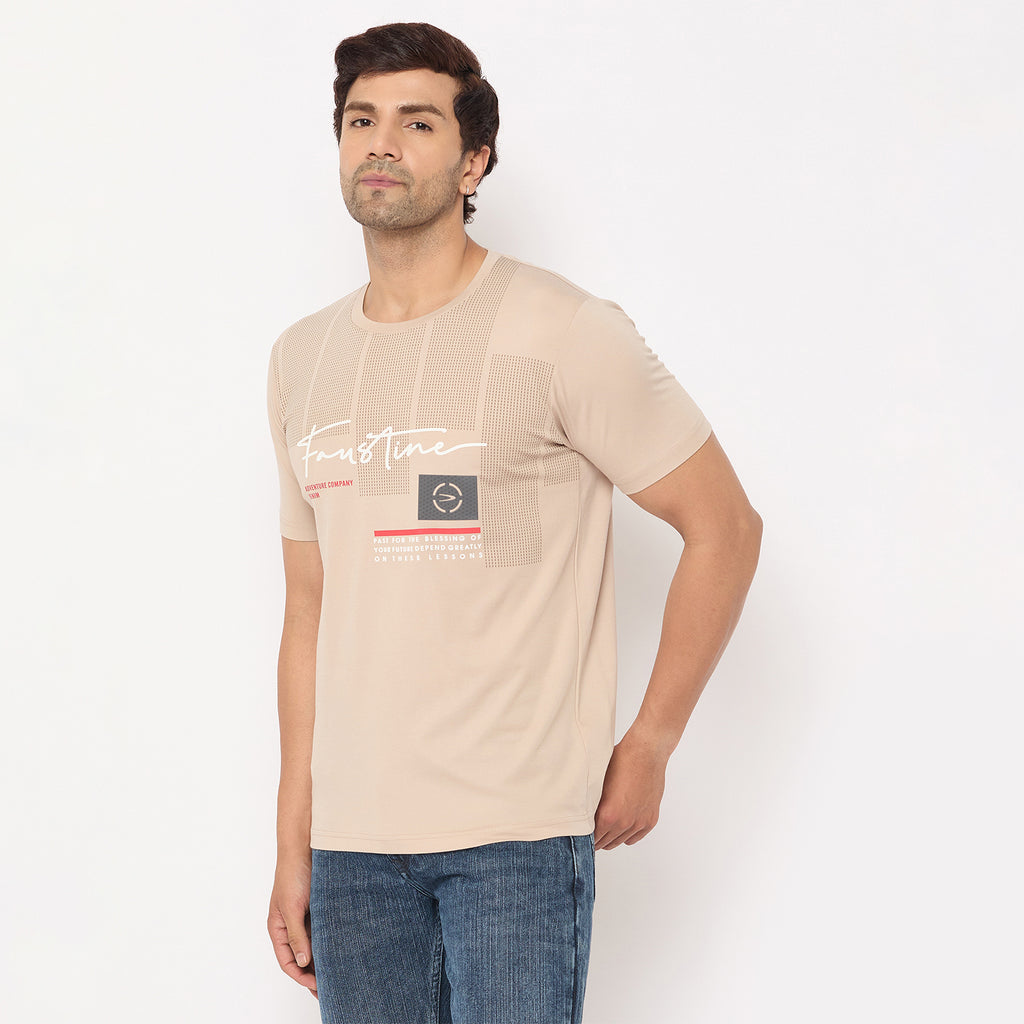 Duke Urban Men Half Sleeve Cotton Tshirt (LF7342)