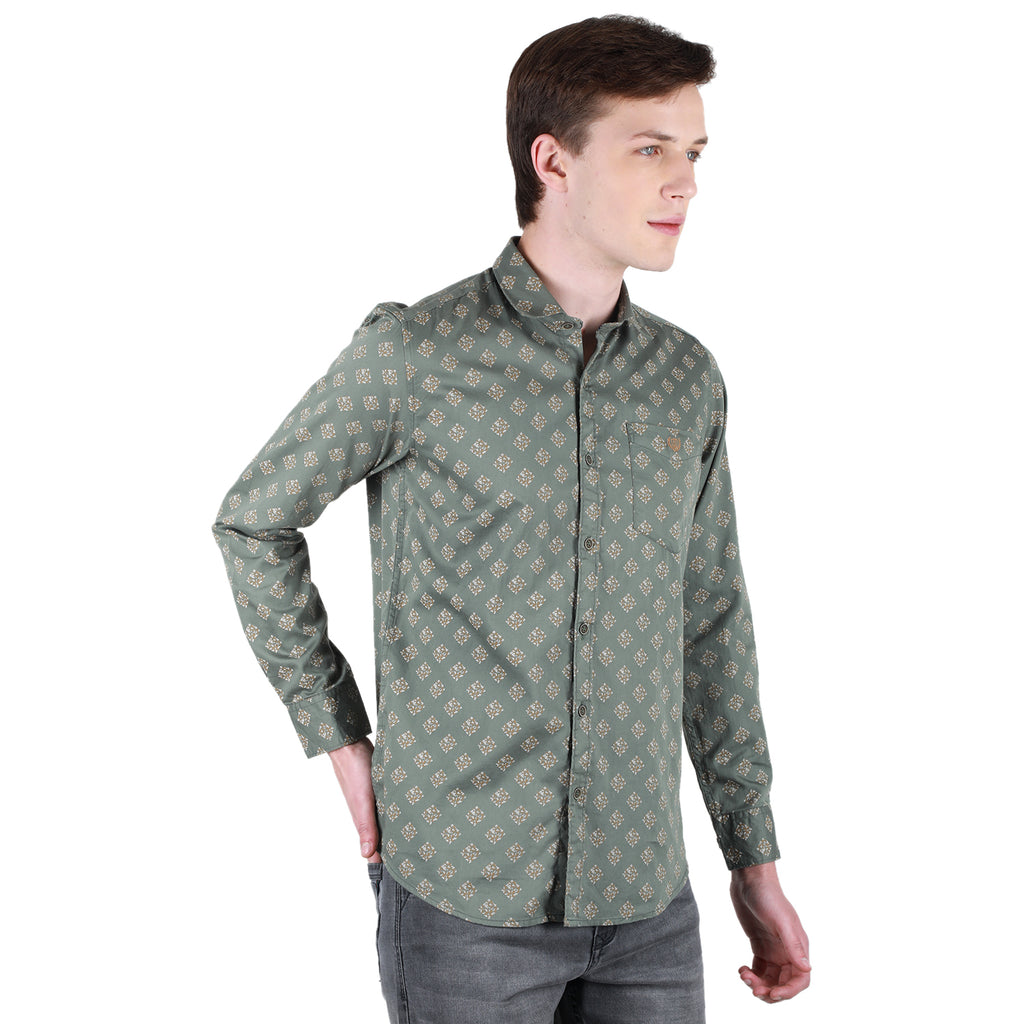 Duke Urban Men Full Sleeve Cotton Shirt (SDO3PRTB)