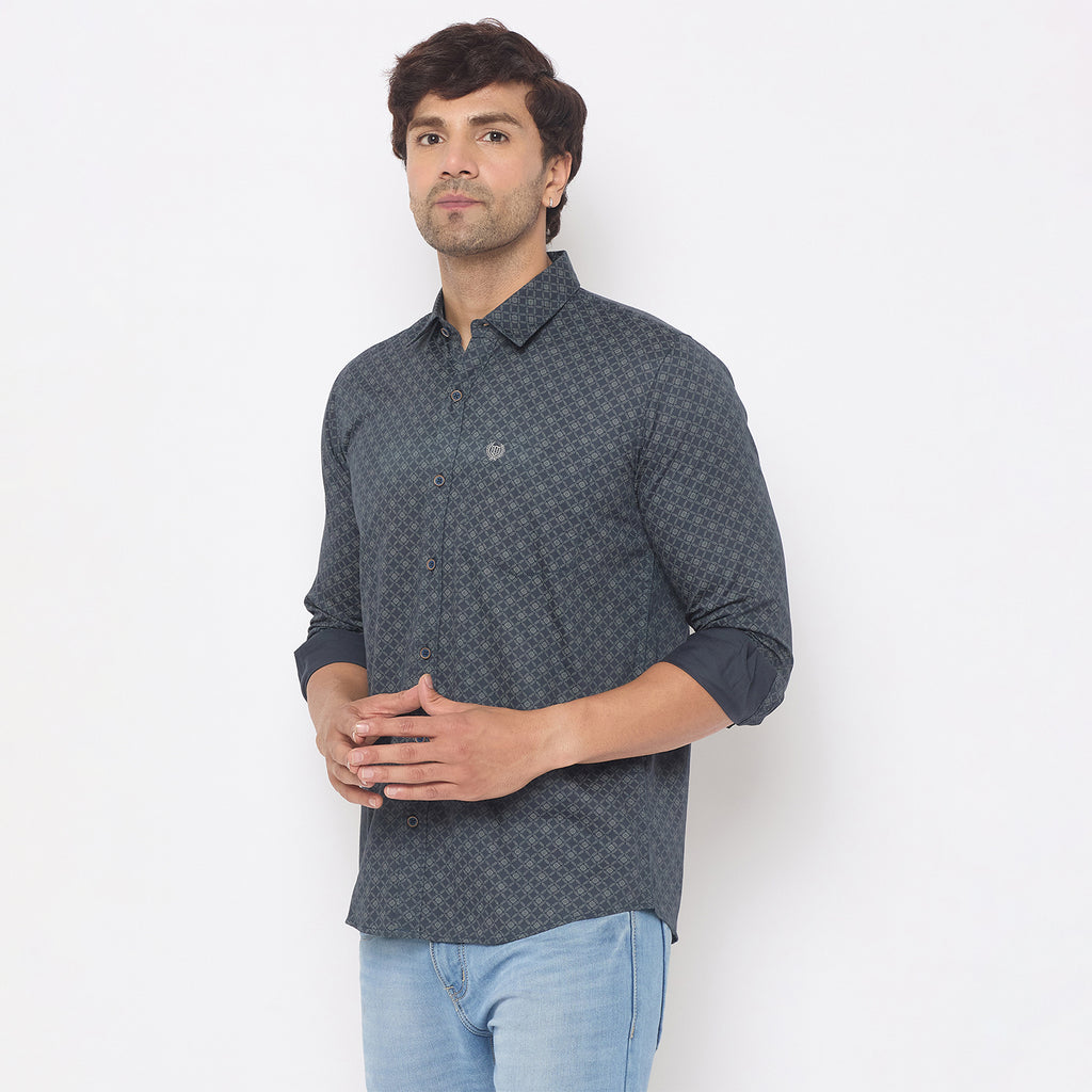 Duke Urban Men Full Sleeve Cotton Shirt (SDO6PRTS)