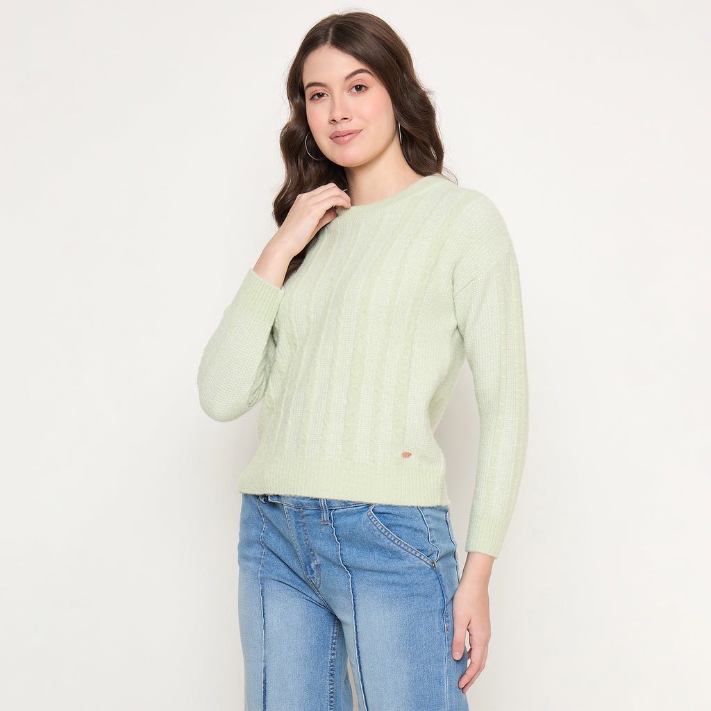 Duke Urban Women Full Sleeve Round Neck Pullover (SDS1391)