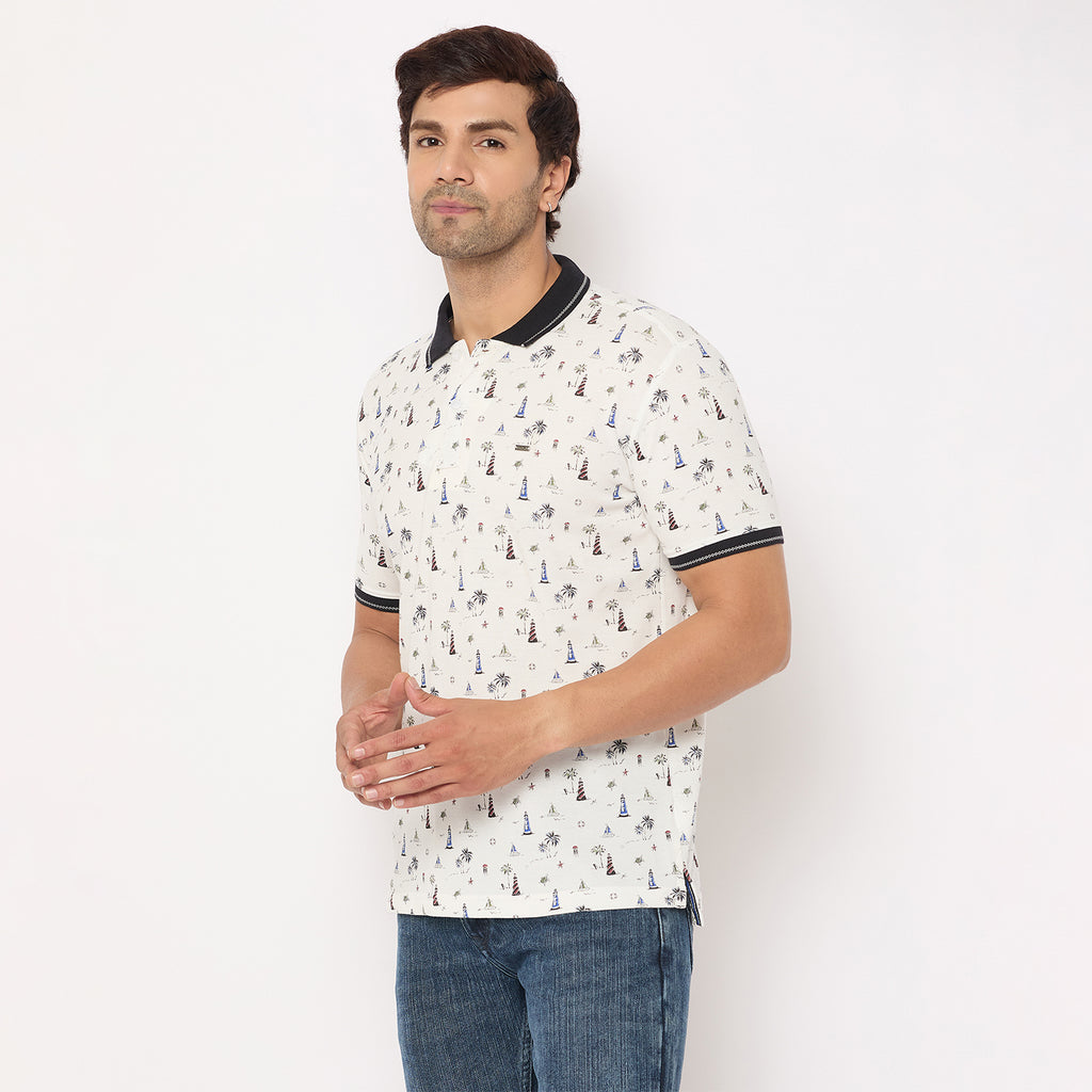 Duke Urban Men Half Sleeve Cotton Tshirt (LF7168)