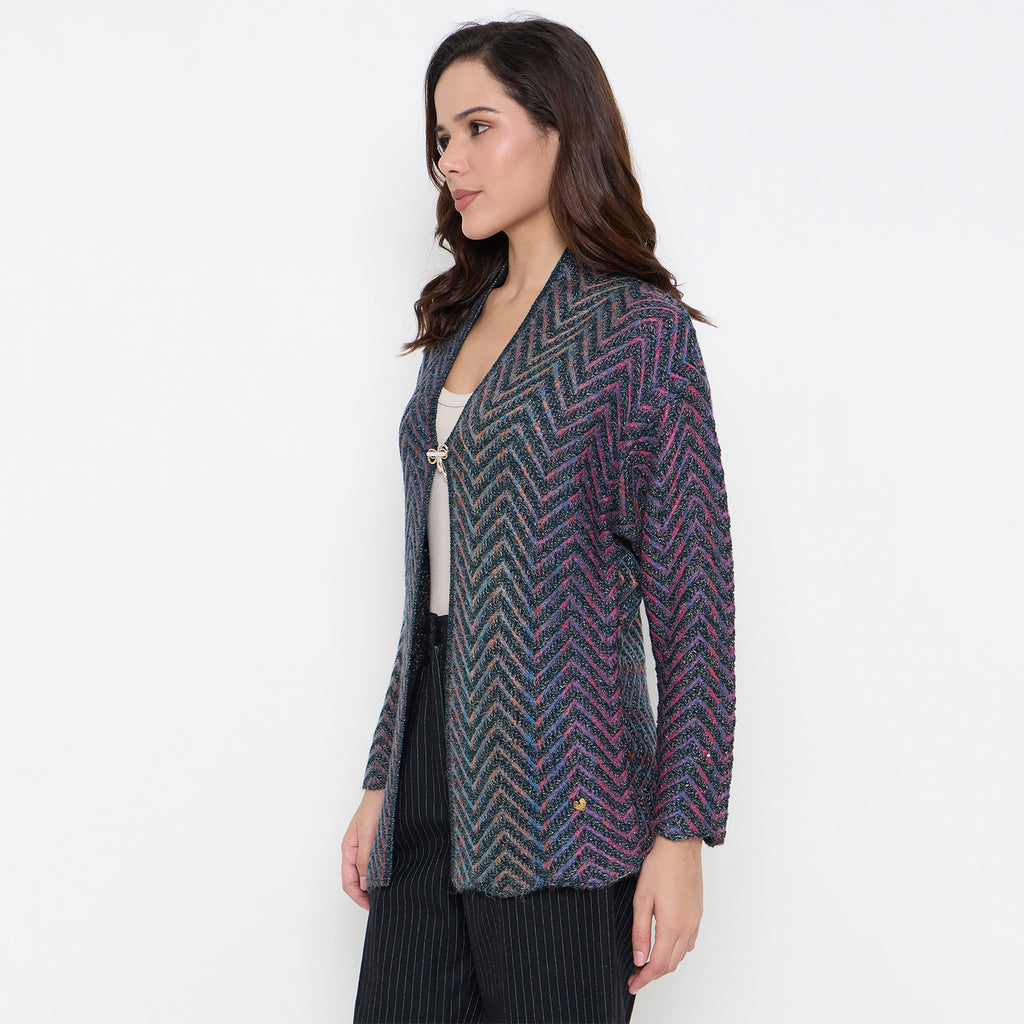 Duke Urban Women Full Sleeve Shrug (SDS1376)