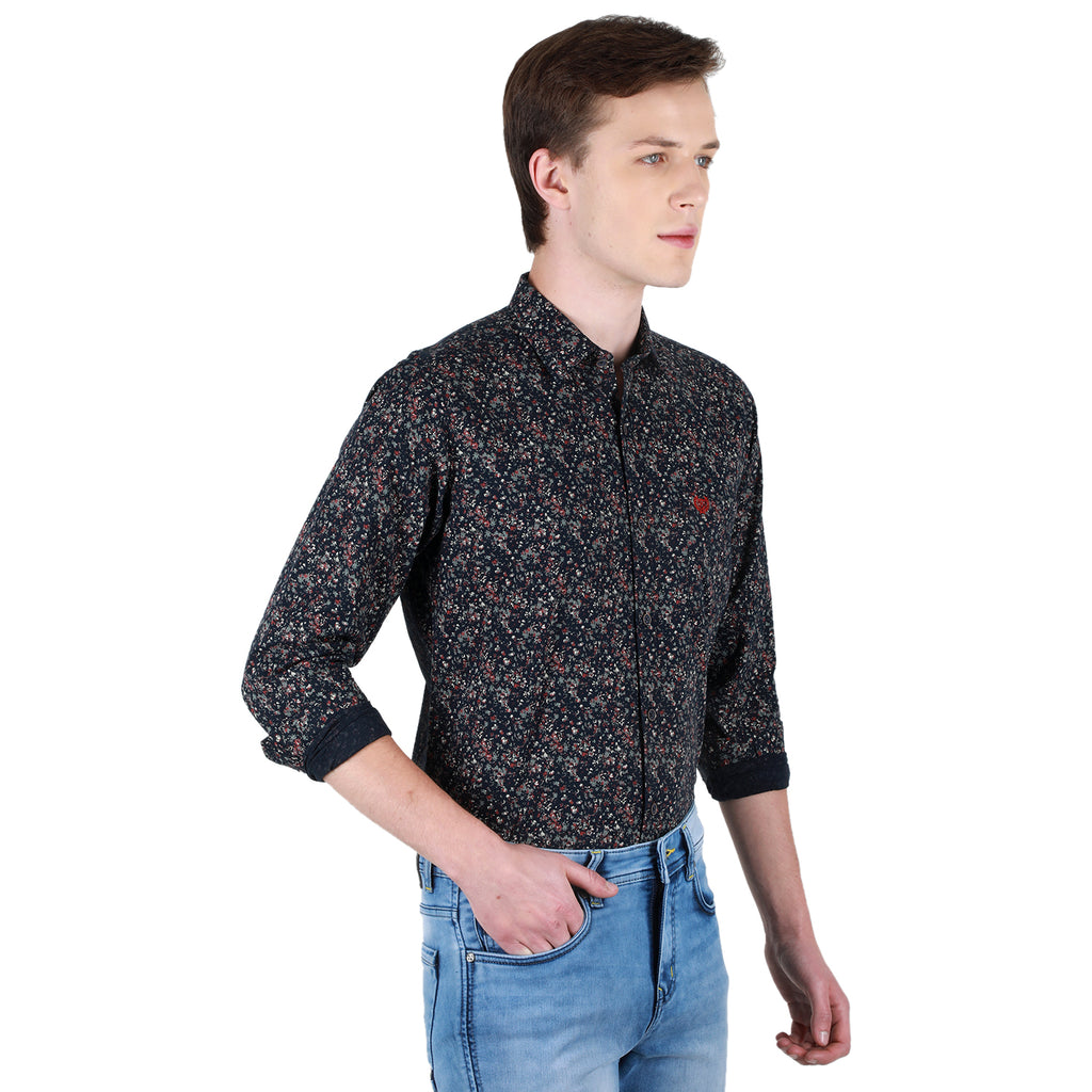 Duke Urban Men Full Sleeve Cotton Shirt (SDO6PRTI)