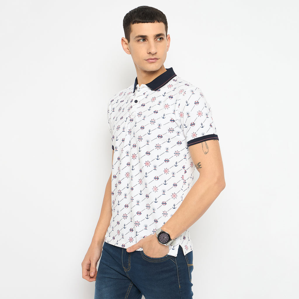 Duke Urban Men Half Sleeve Cotton Tshirt (LF7239)