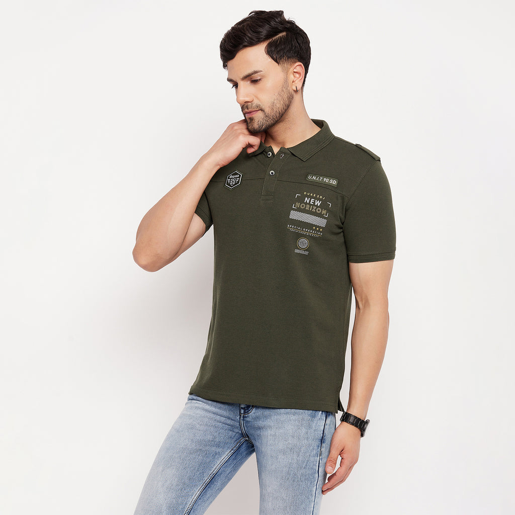 Duke Urban Men Half Sleeve Cotton T-shirt (MLF5787)