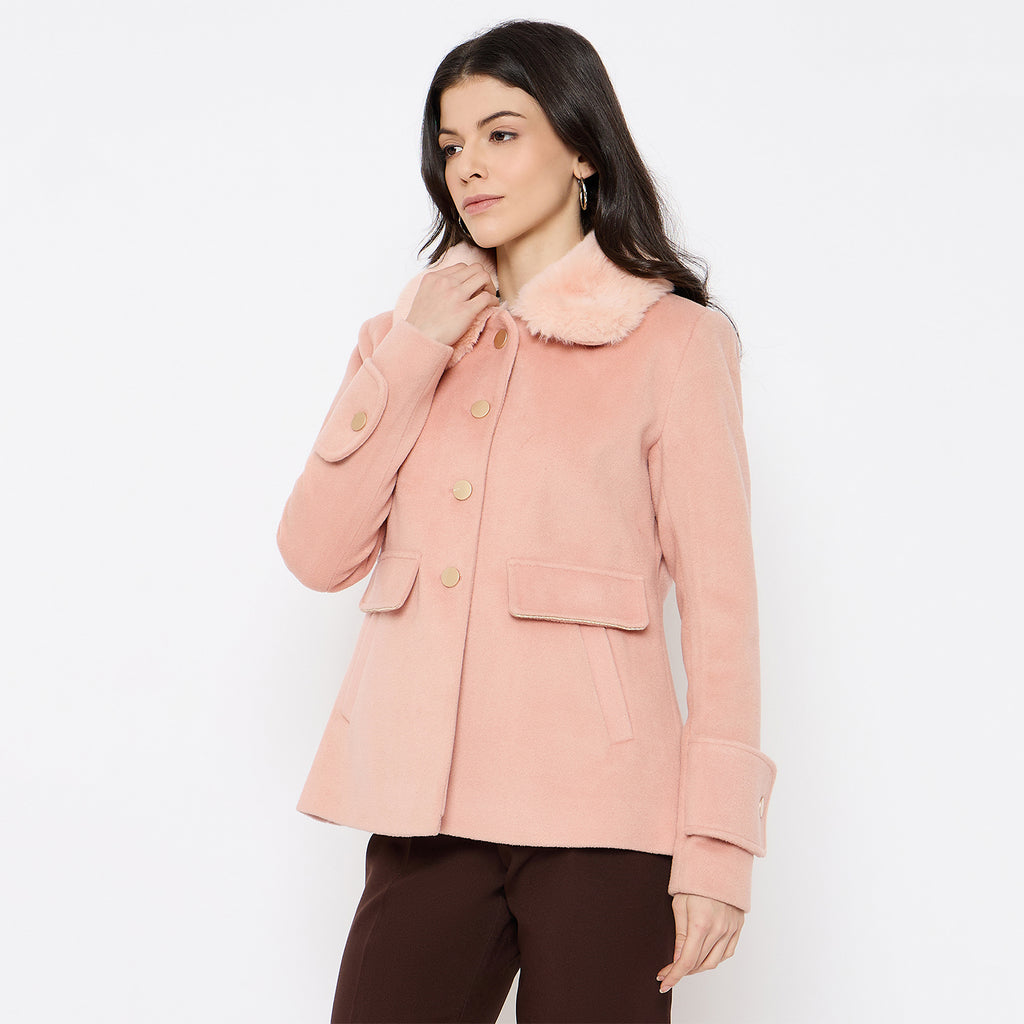 Duke Urban Women Full Sleeve Long Coat (SDZ4177C)