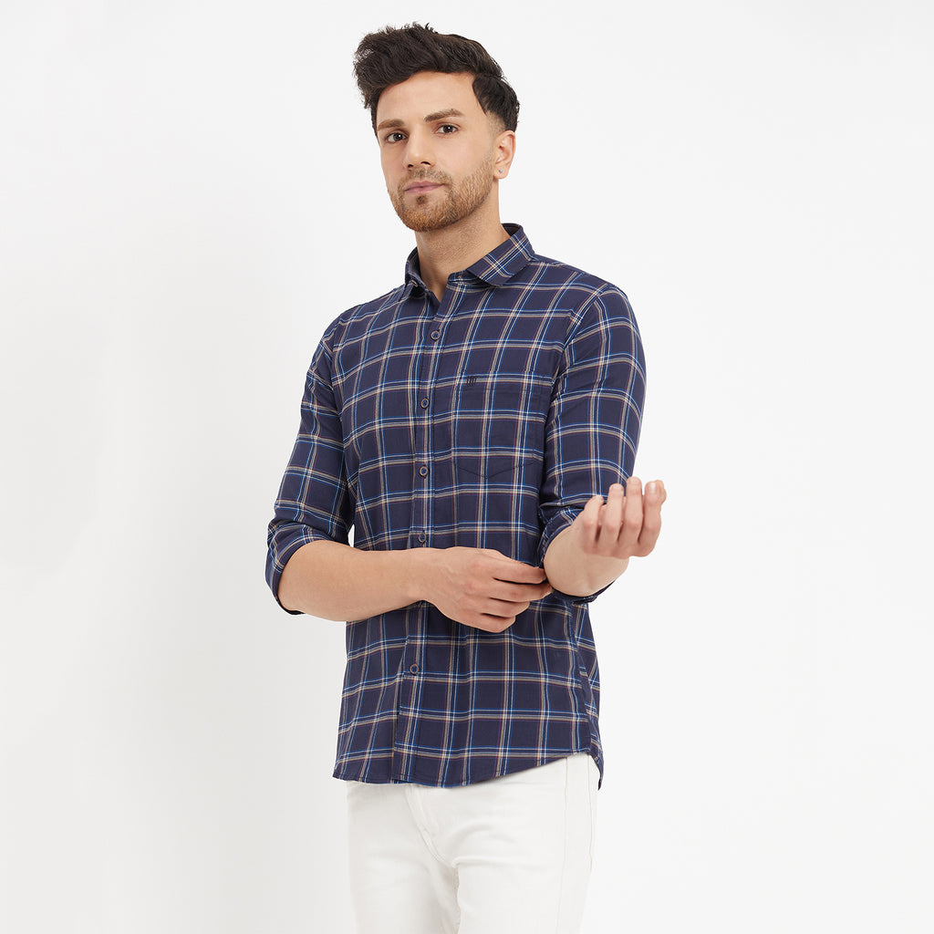 Duke Urban Men Full Sleeve Cotton Shirt (SDO8CKTU)