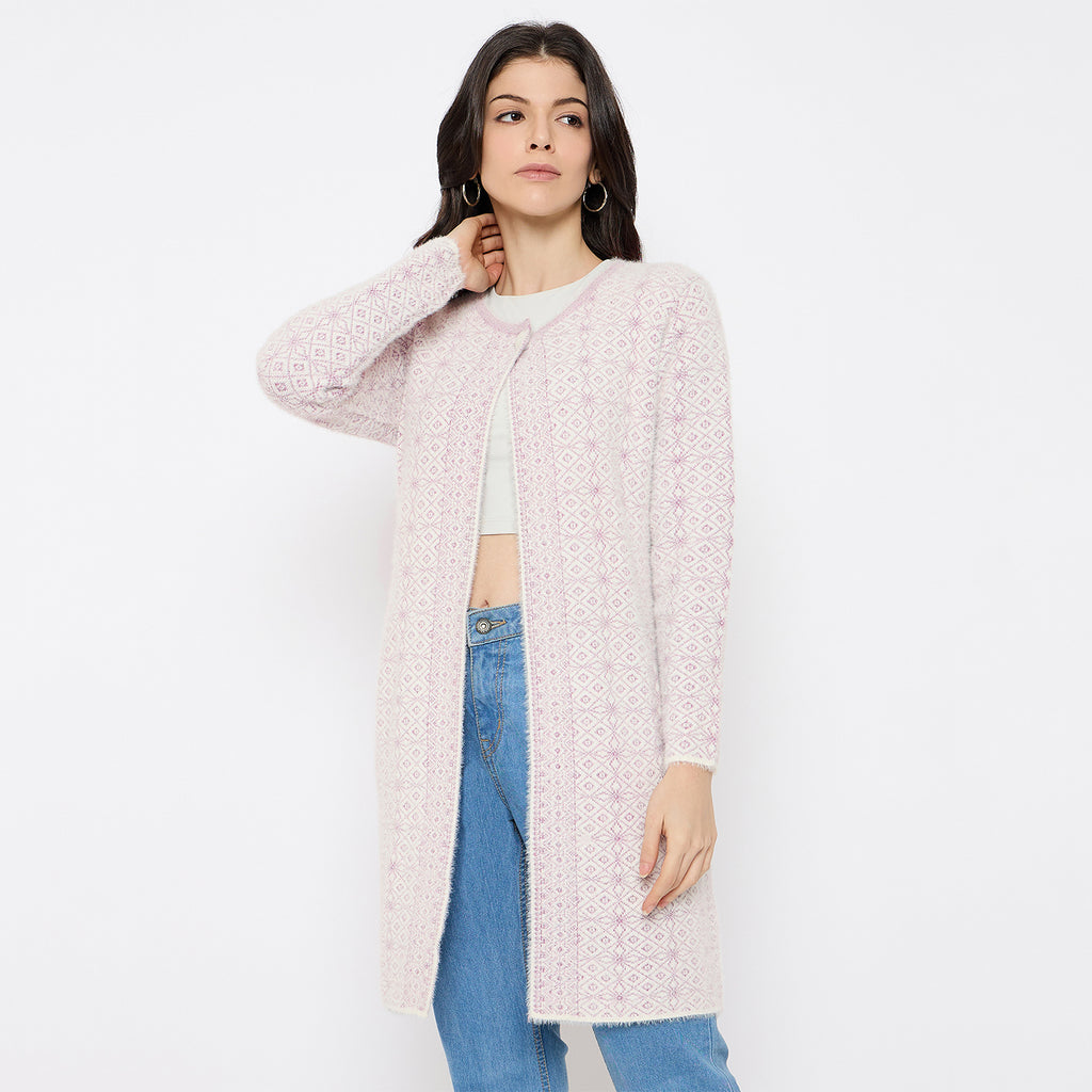 Duke Urban Women Full Sleeve Long Shrug (SDS1222)