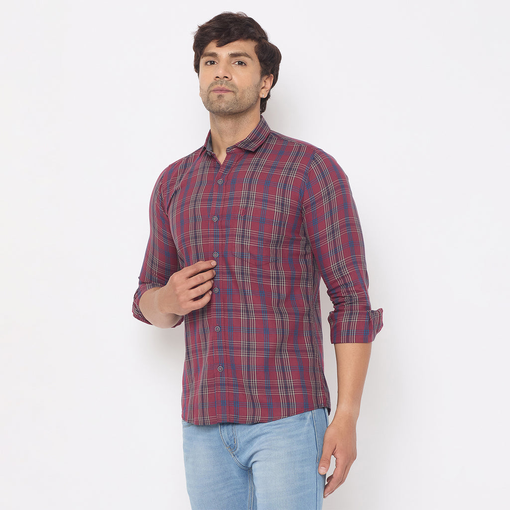 Duke Urban Men Full Sleeve Cotton Shirt (SDO8CKQ)