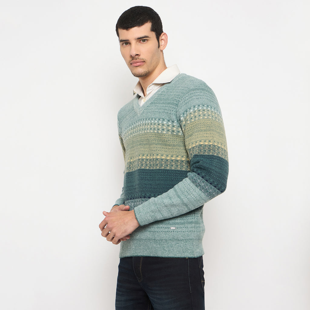 Duke Urban Men Full Sleeve V Neck Sweater (SDS2247)
