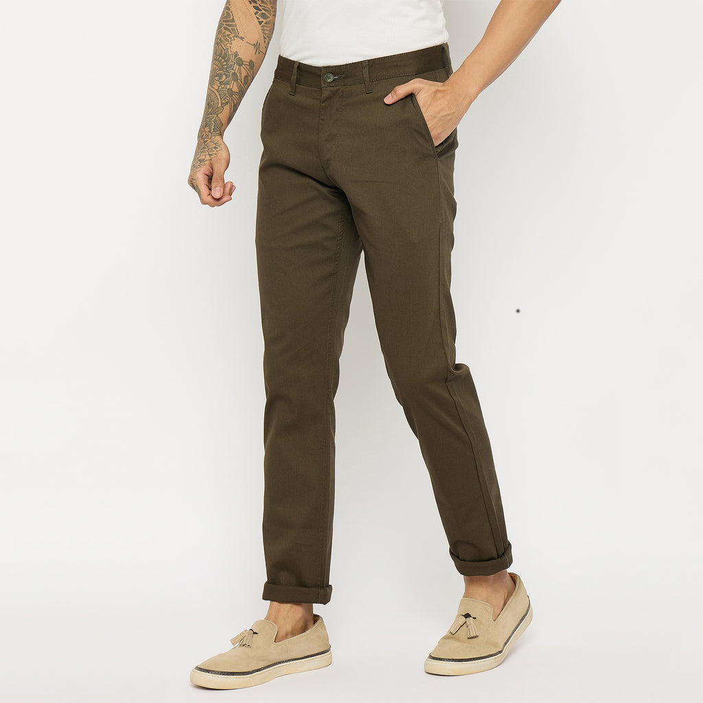 Duke Urban Men Expendable Waist Slim Fit Trousers (SDT4569)