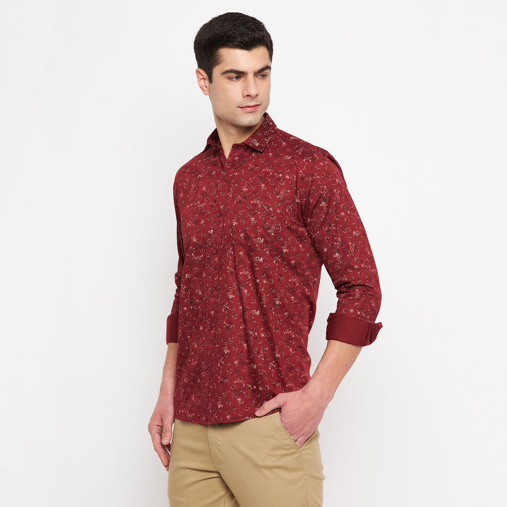 Duke Urban Men Full Sleeve Cotton Shirt (SDO8PRSN)