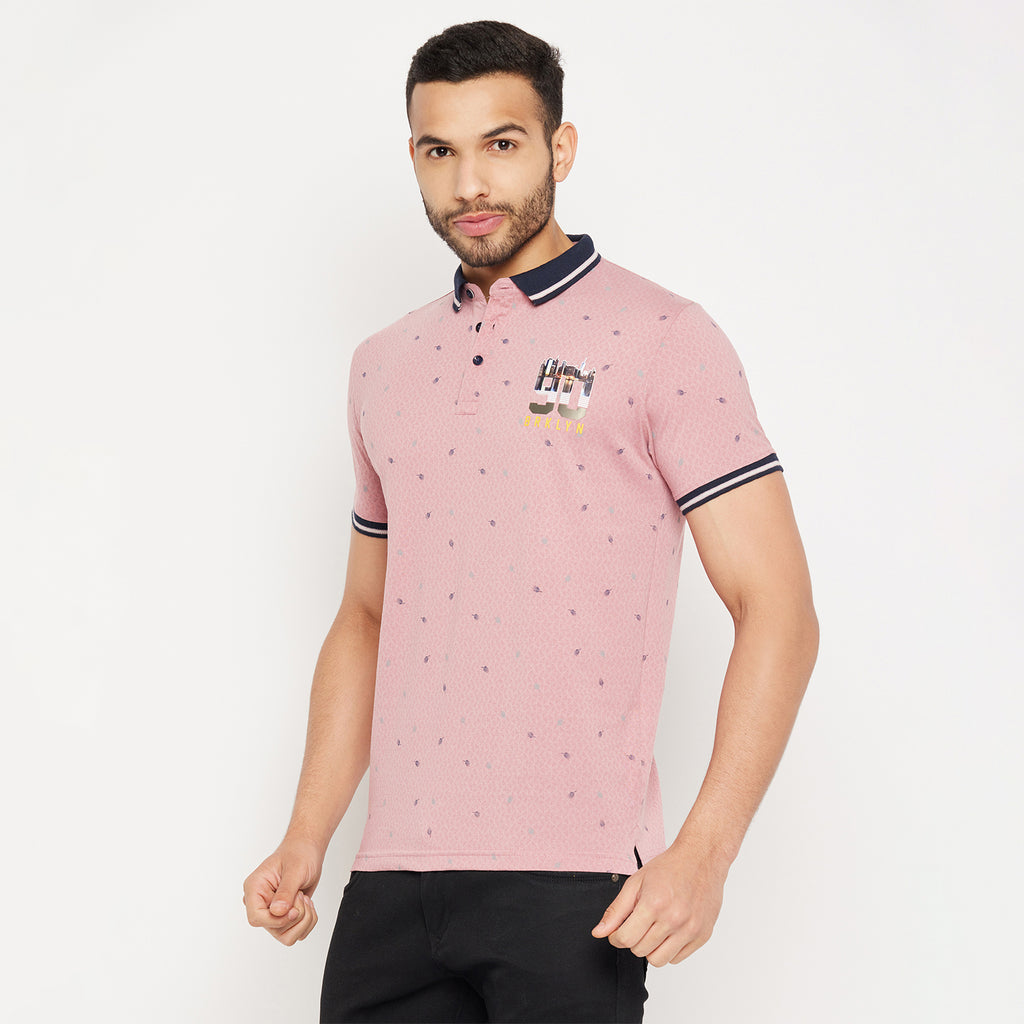Duke Urban Men Half Sleeve Polo Neck Cotton T-shirt (LF5871)