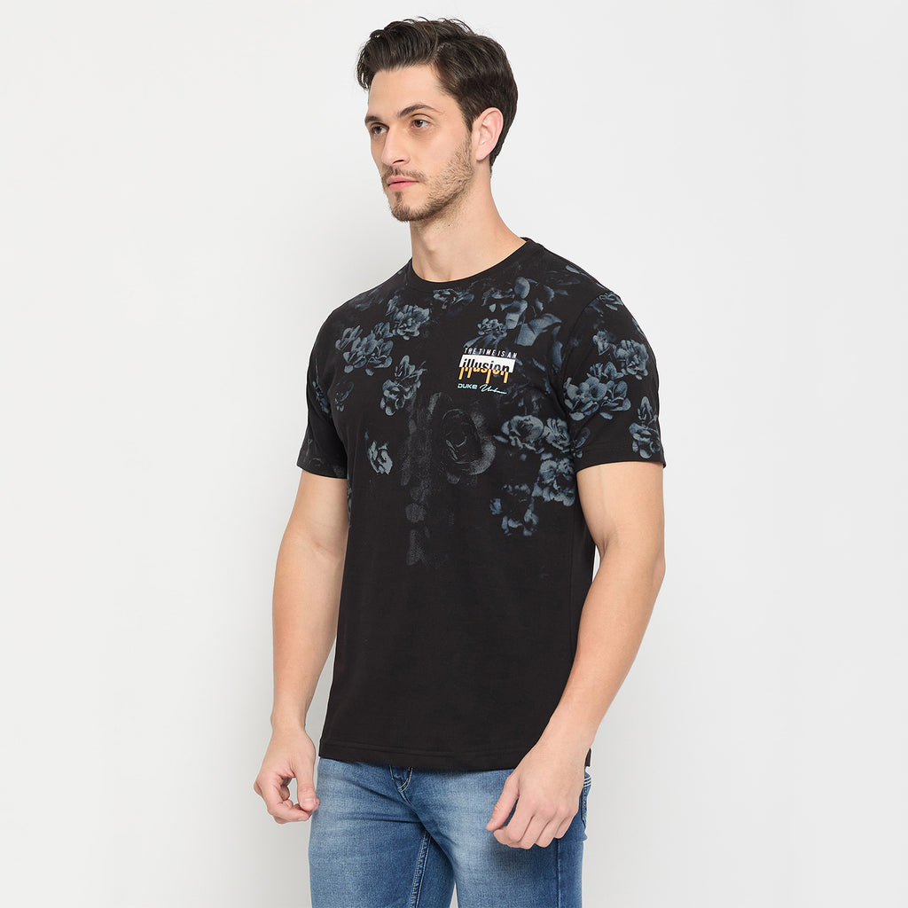 Duke Urban Men Half Sleeve Cotton T-shirt (LF7224)