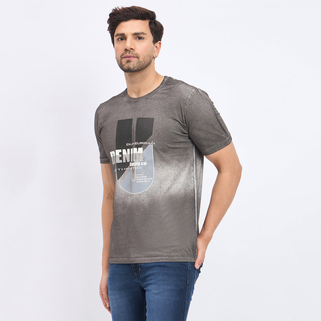 Duke Urban Men Half Sleeve Cotton T-shirt (LF7241)