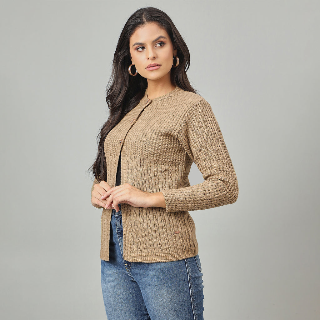 Duke Urban Women Front Open Regular Sweater (SDS1341)