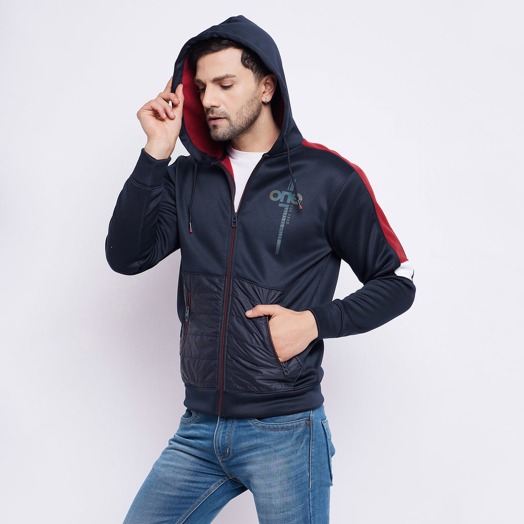 Duke Urban Men Zipper Hooded Sweatshirt (LF6322)