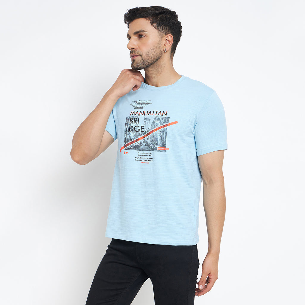 Duke Urban Men Half Sleeve Cotton T-shirt (MLF7087)