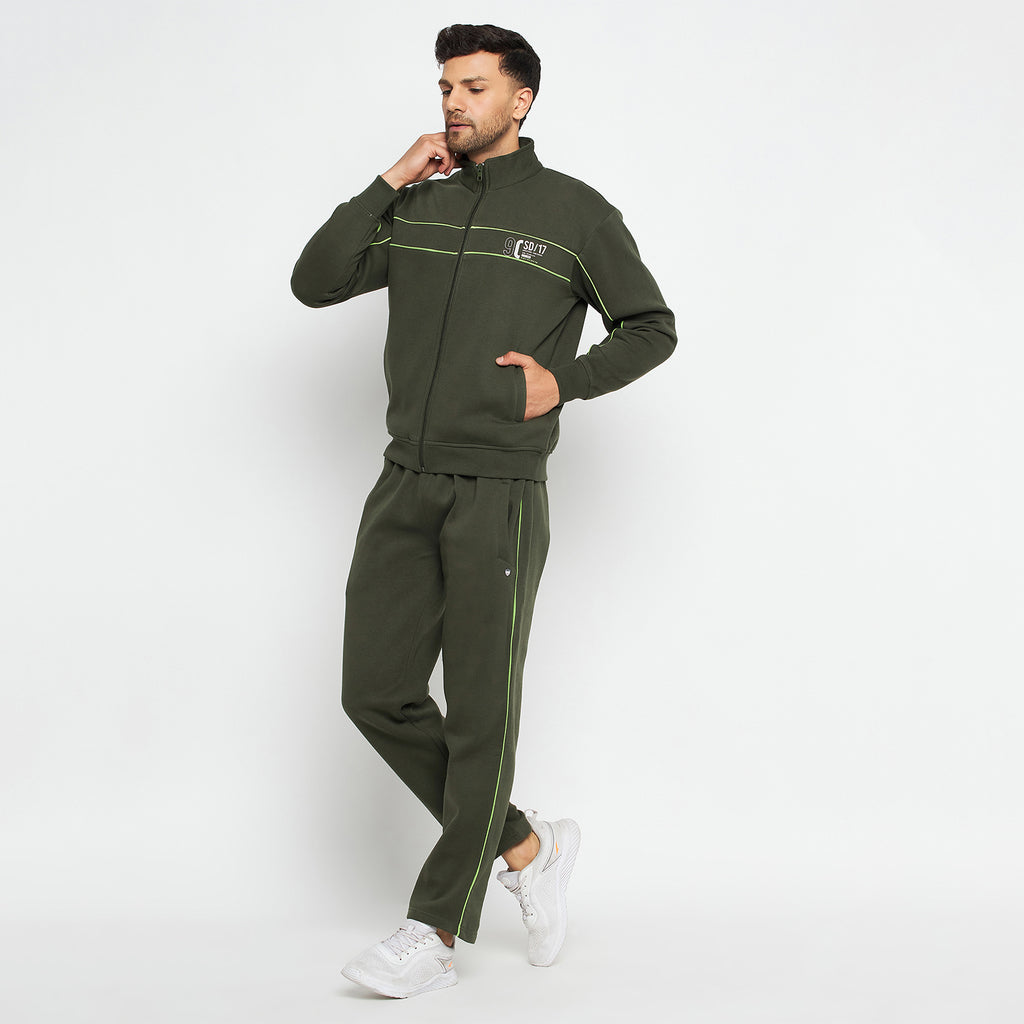 Duke Urban Men Zipper Regular Track Suit (LF3717)
