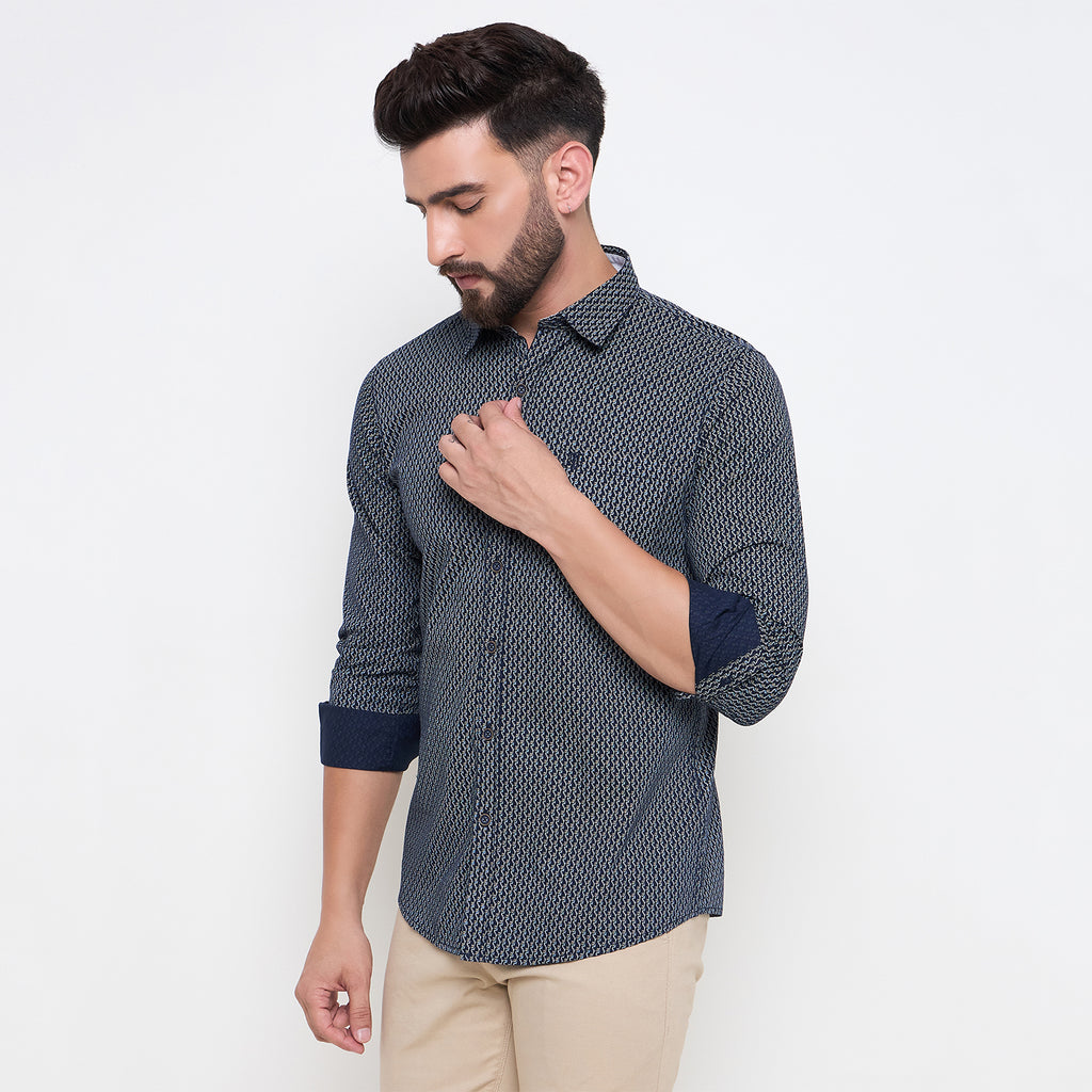 Duke Urban Men Full Sleeve Cotton Shirt (SDO7PRB)