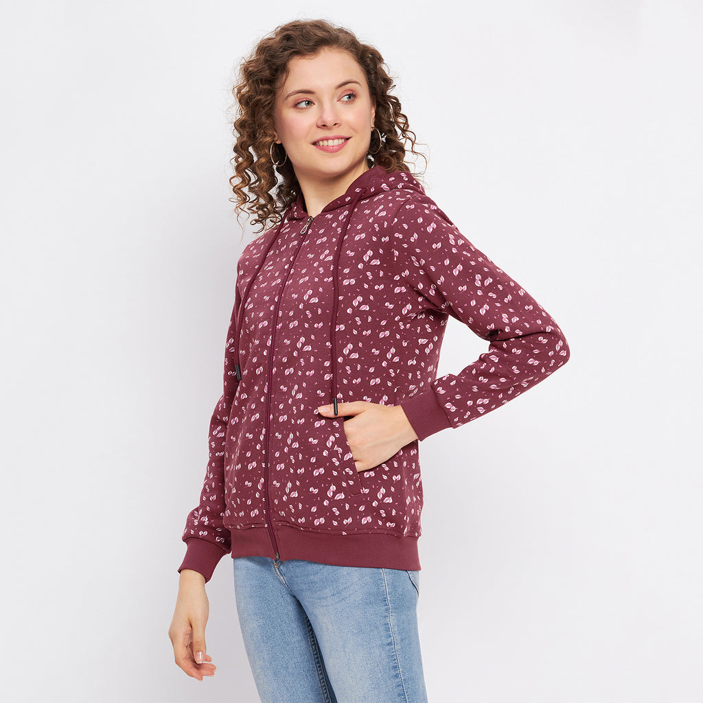 Duke Urban Women Full Sleeve Hooded Sweatshirt (LFX747)