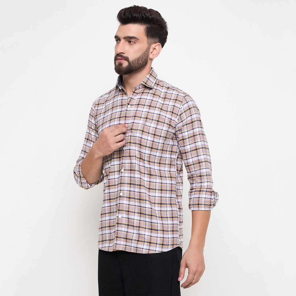 Duke Urban Men Full Sleeve Cotton Shirt (SDO8CKI)