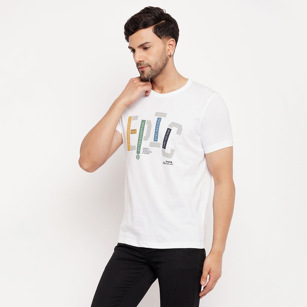 Duke Urban Men Half Sleeve Cotton T-shirt (LF5760)