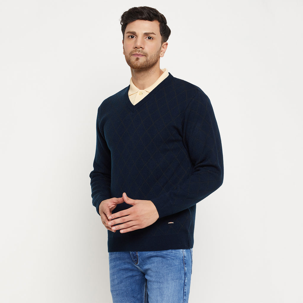 Duke Urban Men Full Sleeve V Neck Sweater (SDS2127)