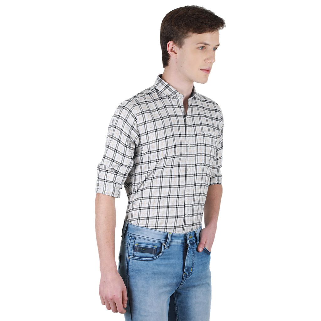 Duke Urban Men Full Sleeve Cotton Shirts (SDO8CKLB)