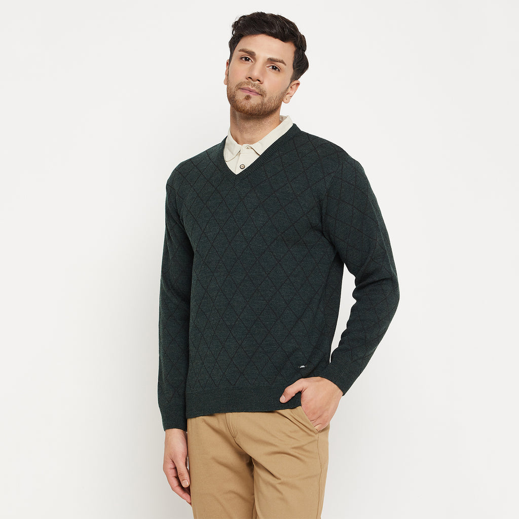 Duke Urban Men Full Sleeve V Neck Sweater (SDS2127)