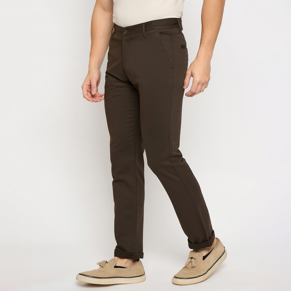 Duke Urban Men Flatfront Narrowfit Chinos Trousers (SDT4570)