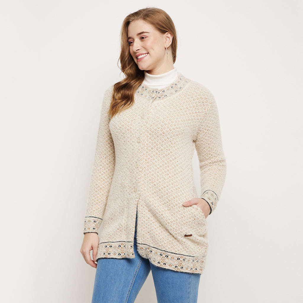 Duke Urban Women Full Sleeve Cardigan (SDS9653)