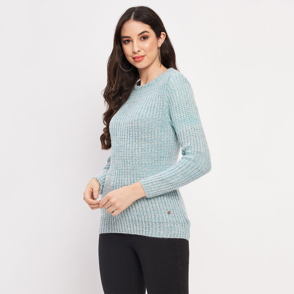 Duke Urban Women Full Sleeve Woven Sweater (LQS9778)