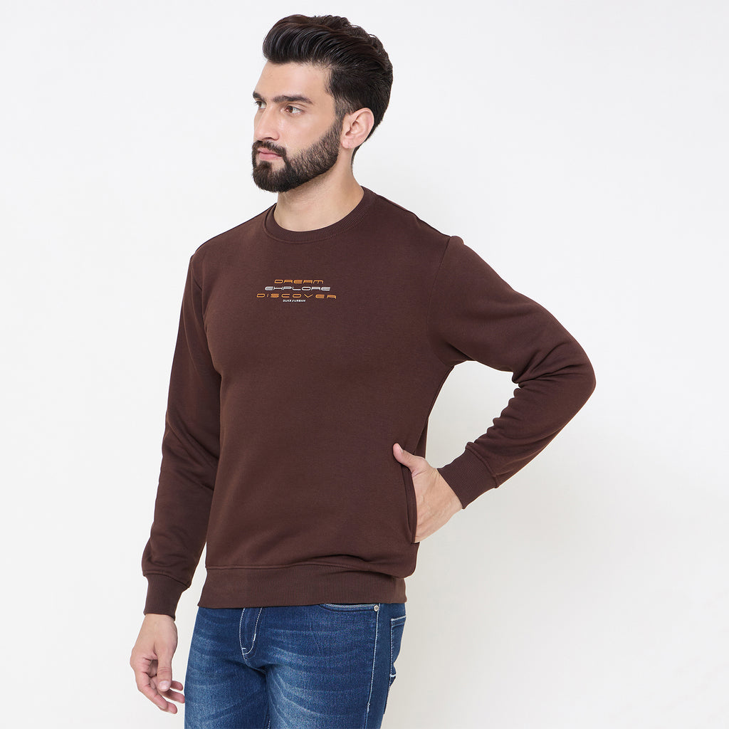 Duke Urban Men Solid Sweatshirt (LF6451)