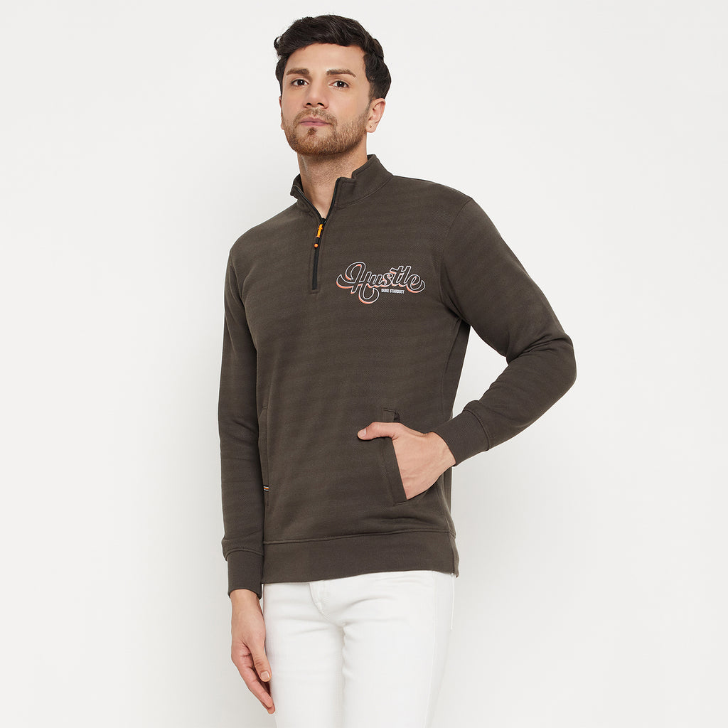 Duke Urban Men Half Zip Sweatshirt (LF6332)