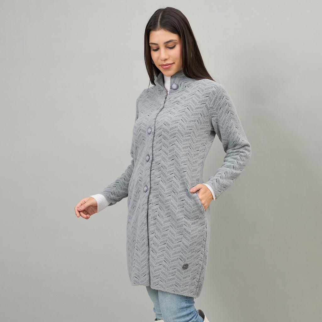 Duke Urban Women Long Coat Regular Sweater (SDS1334)