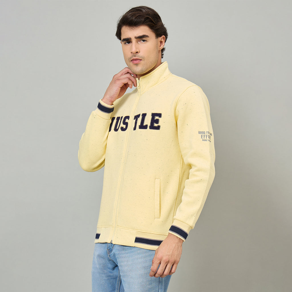 Duke Urban Men Full Zip High Neck Sweatshirt (LF6412)